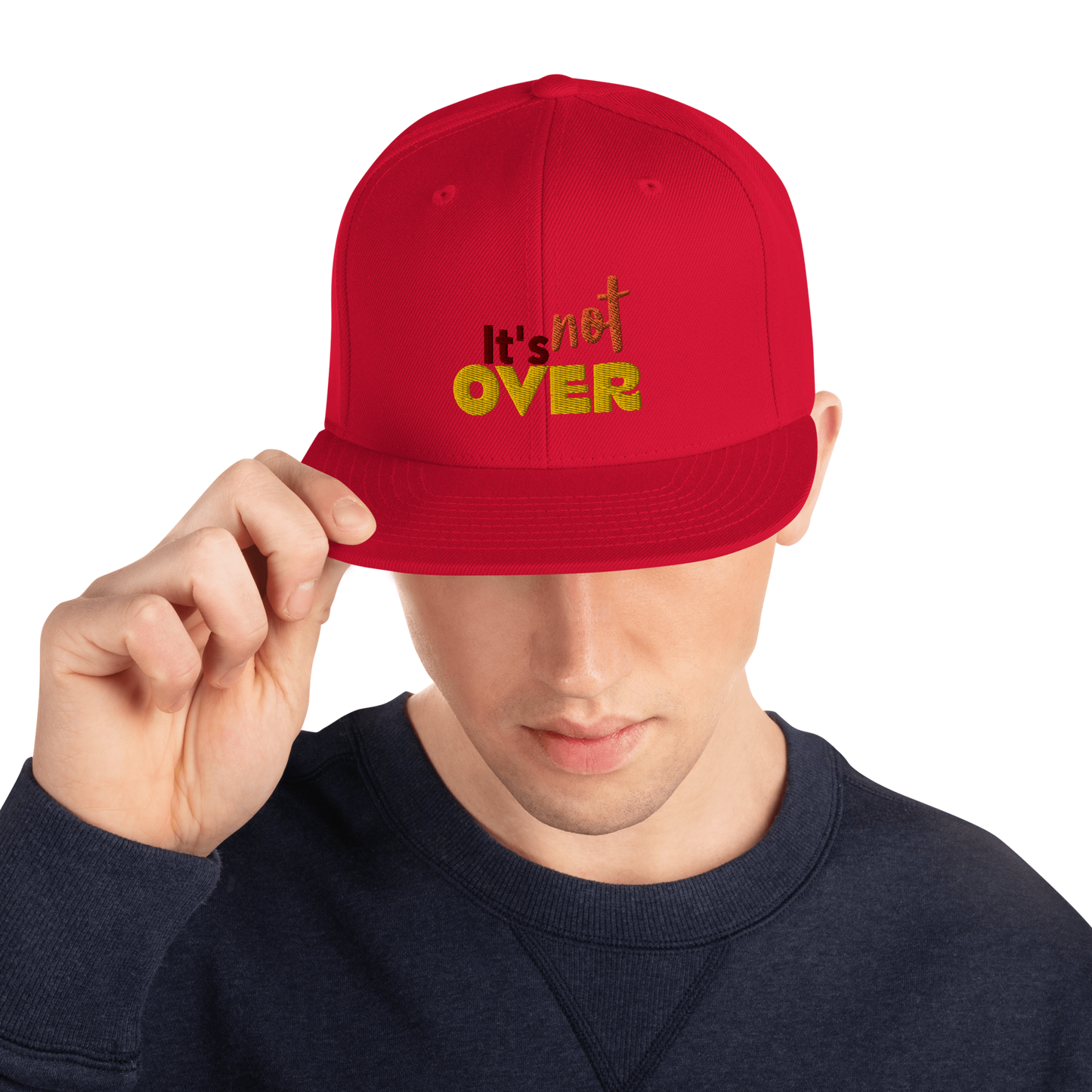 IT'S NOT OVER Snapback Hat (available in multiple NEW colors)